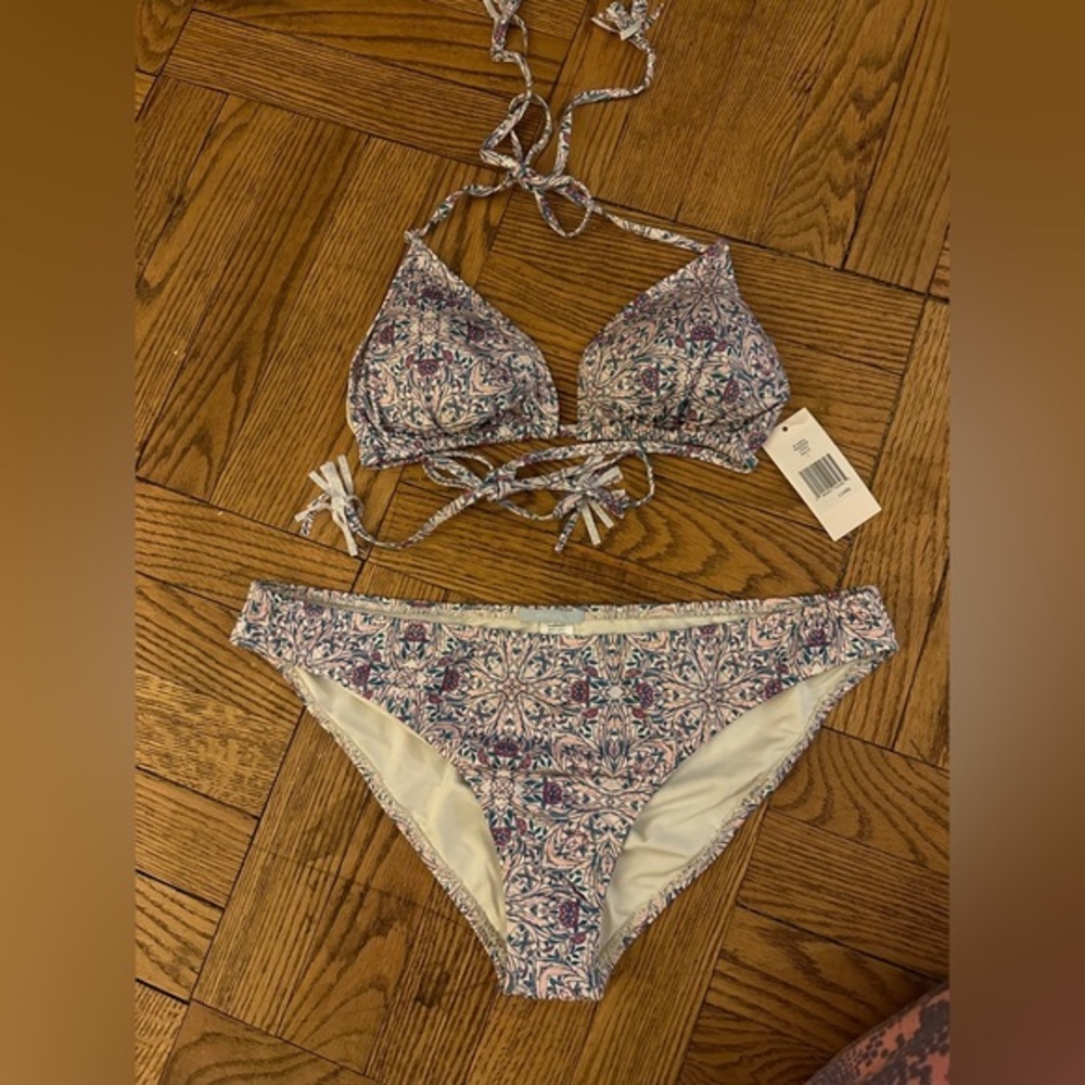 Eberjey NWT X Revolve Marimar Bikini In Pink Size Large
